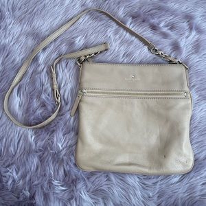 Kate Spade cream crossbody purse